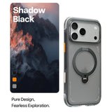 Torras iPhone 17 Pro Cover Ostand Q3 Air Shadow Black