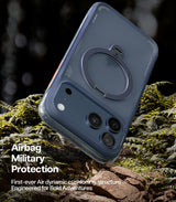Torras iPhone 17 Pro Max Cover Ostand Q3 Air Deep Blue