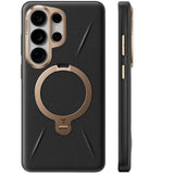 Torras Samsung Galaxy S26 Ultra Cover Ostand Q3 Vegskin Obsidian Black