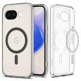 Spigen Google Pixel 10a Cover Ultra Hybrid MagFit Clear Graphite