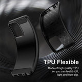 Xiaomi Redmi A7 Pro Cover Børstet Kulfiber Tekstur Sort