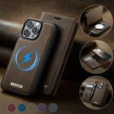 CaseMe iPhone 15 Pro Etui C49 Series Brun
