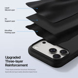 Dux Ducis iPhone 17 Pro/iPhone 18 Pro Cover Piel Series MagSafe Sort