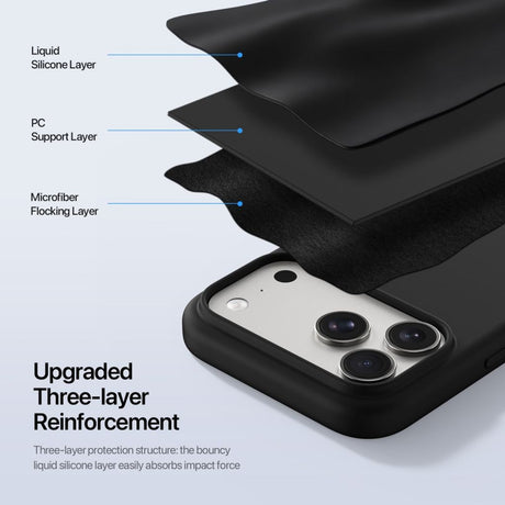 Dux Ducis iPhone 17 Pro/iPhone 18 Pro Cover Piel Series MagSafe Sort