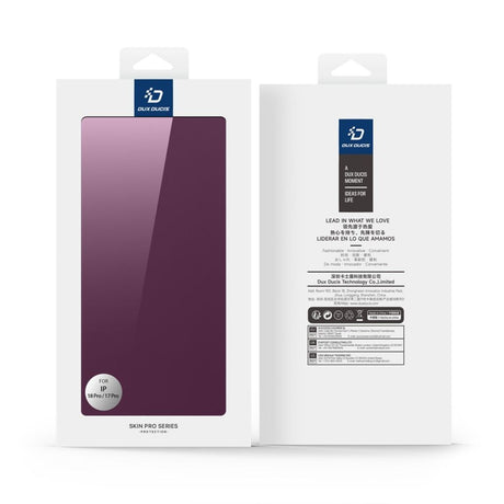 Dux Ducis iPhone 17 Pro/iPhone 18 Pro Etui Skin Pro Series Rød