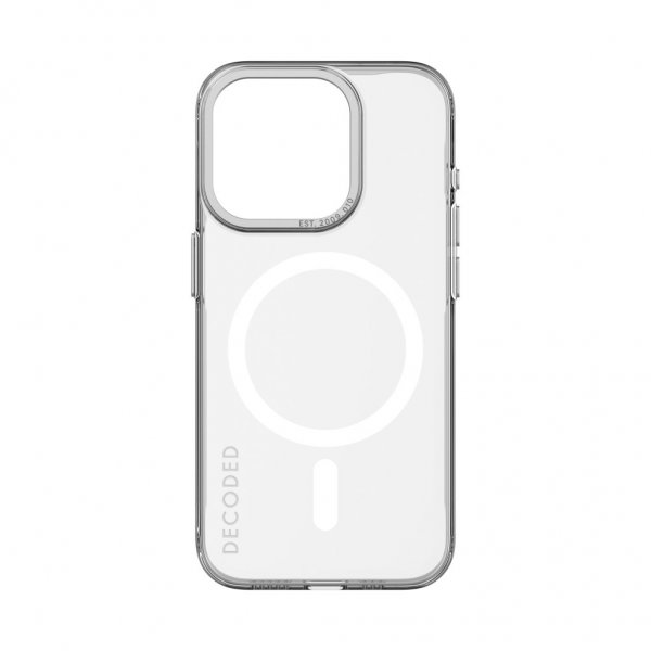 Decoded iPhone 15 Pro Cover Genbrugsplast Klar Etui Gennemsigtigt
