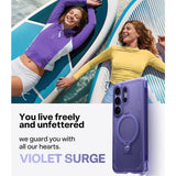 Torras Samsung Galaxy S26 Ultra Cover Ostand Q3 Air Violet Surge
