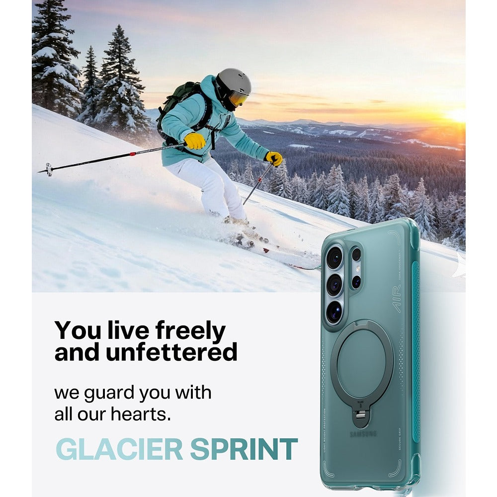 Torras Samsung Galaxy S26 Ultra Cover Ostand Q3 Air Glacier Sprint