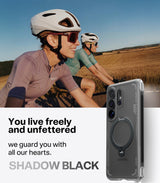 Torras Samsung Galaxy S26 Ultra Cover Ostand Q3 Air Shadow Black