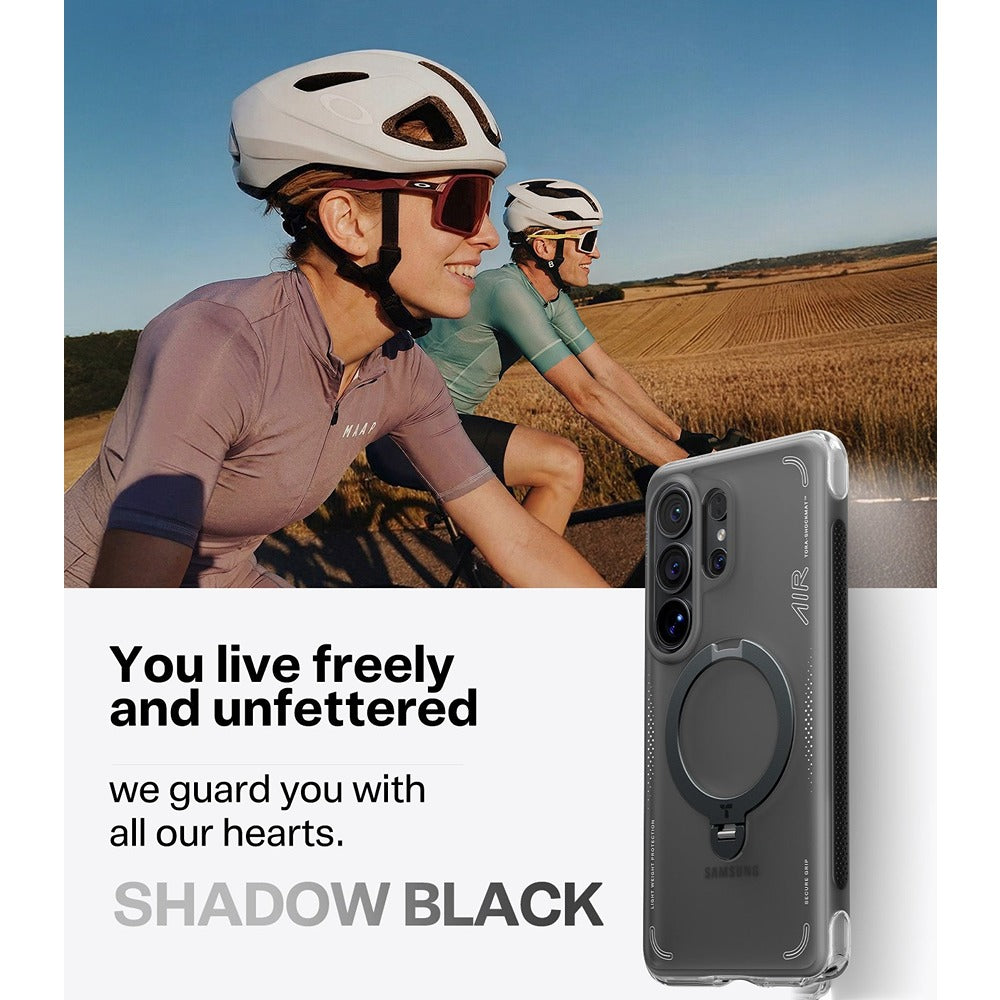 Torras Samsung Galaxy S26 Ultra Cover Ostand Q3 Air Shadow Black
