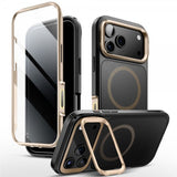 Supcase iPhone 17 Pro Cover Ares Flip MagSafe Guld