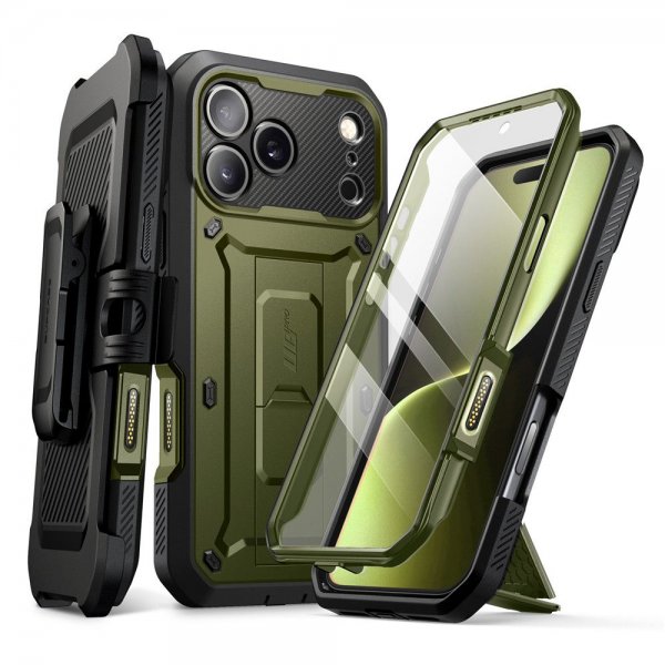 Supcase iPhone 17 Pro Cover UB Pro Grøn