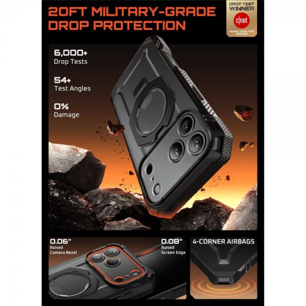 Supcase iPhone 17 Pro Cover UB Grip Pro MagSafe Sort