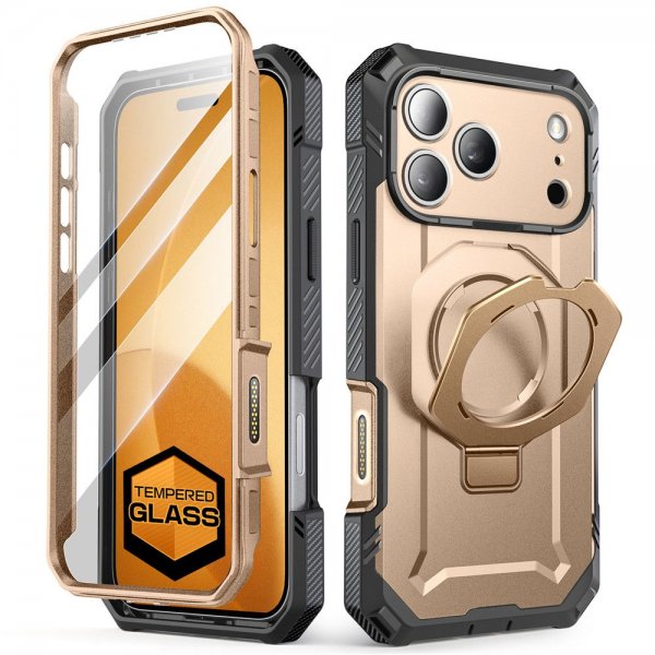 Supcase iPhone 17 Pro Cover UB Grip Pro MagSafe Guld