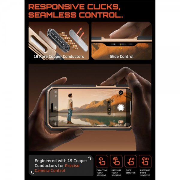 Supcase iPhone 17 Pro Cover UB Grip Pro MagSafe Guld