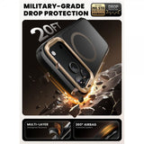 Supcase iPhone 17 Pro Max Cover Ares Flip MagSafe Guld