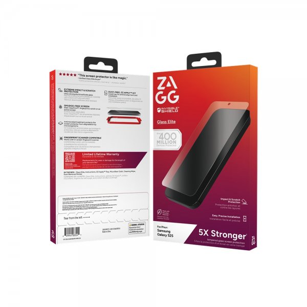 ZAGG InvisibleShield Samsung Galaxy S25 Skærmbeskytter Glass Elite