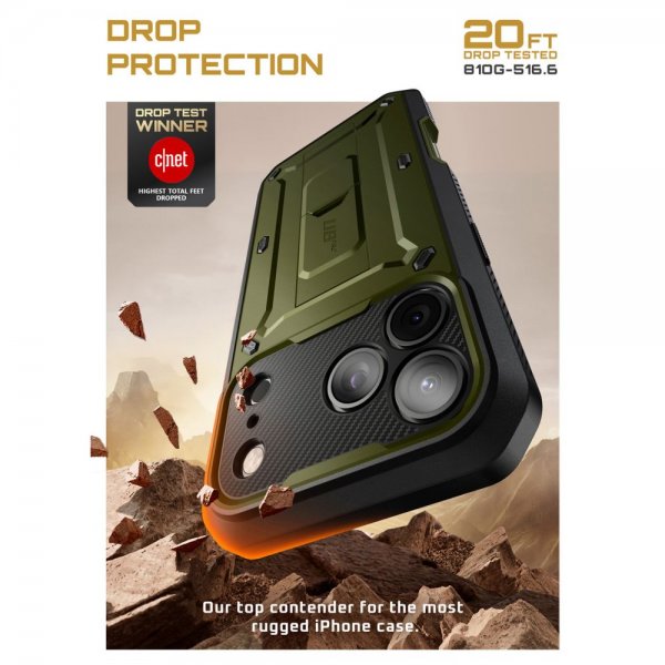 Supcase iPhone 17 Pro Max Cover UB Pro Grøn