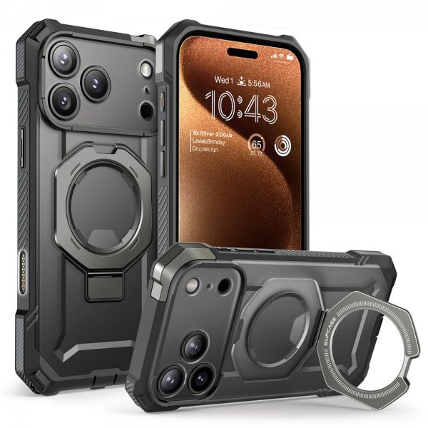 Supcase iPhone 17 Pro Max Cover UB Grip MagSafe Grå