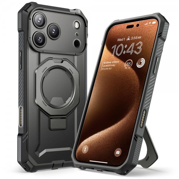 Supcase iPhone 17 Pro Max Cover UB Grip MagSafe Grå