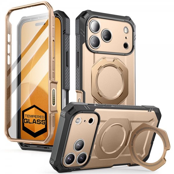 Supcase iPhone 17 Pro Max Cover UB Grip Pro MagSafe Guld