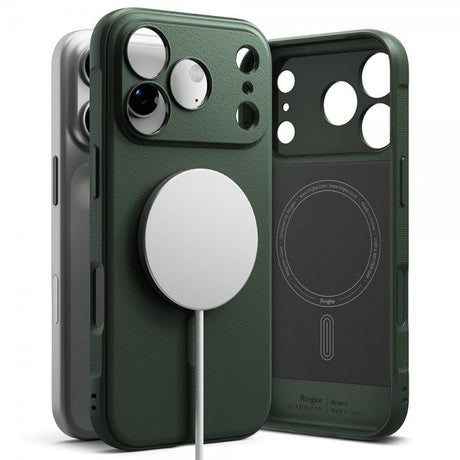 Ringke iPhone 17 Pro Cover Onyx Magnetic Grøn