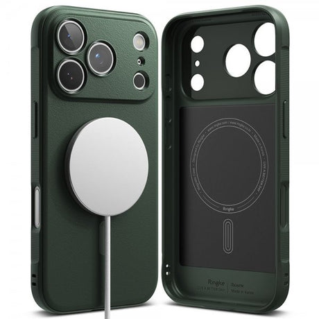Ringke iPhone 17 Pro Cover Onyx Magnetic Grøn