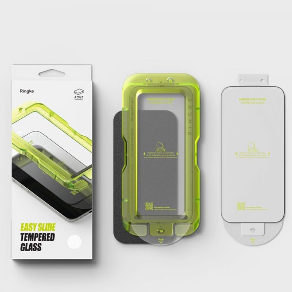 Ringke iPhone Air Skærmbeskyttelse Easy Slide 2-pak