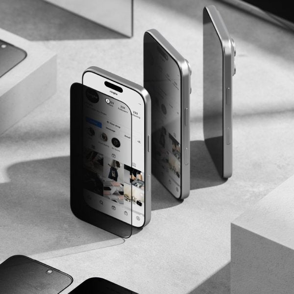 Ringke iPhone 17 Skærmbeskytter Easy Slide Privacy 2-pak