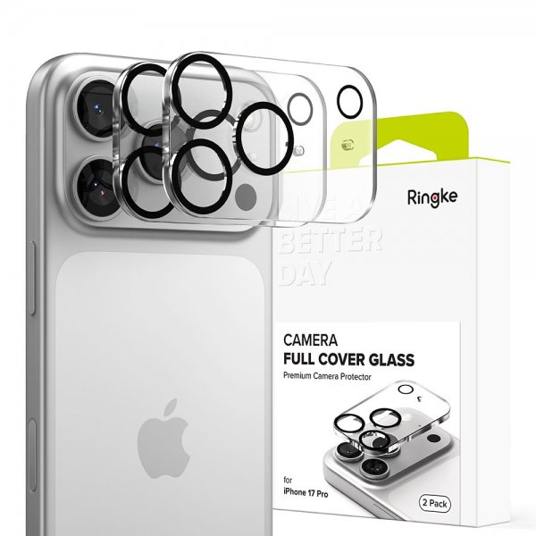 Ringke iPhone 17 Pro Kamerabeskyttelse Kamera Full Cover 2-pak