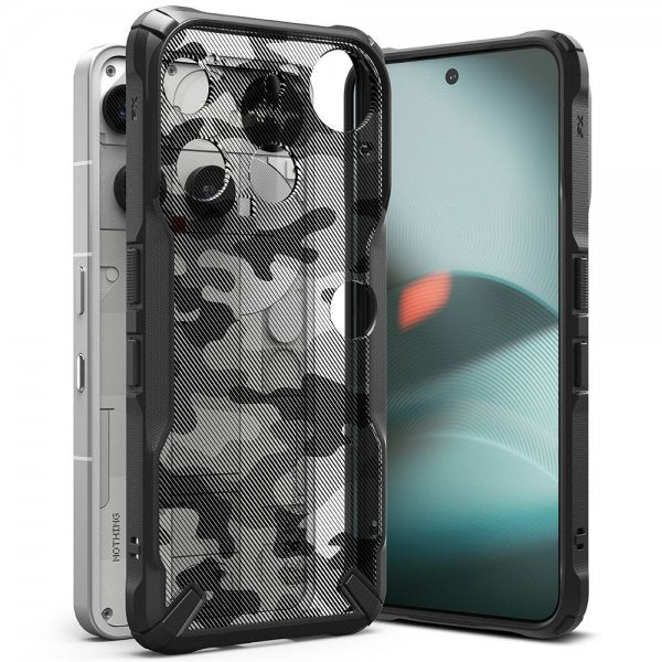 Ringke Nothing Phone 3 Cover Fusion X Camo Black