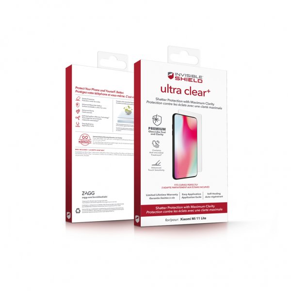 ZAGG InvisibleShield Xiaomi Mi 11 Lite Skærmbeskyttelse Ultra Clear+