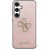 Guess Samsung Galaxy S25 FE Cover 4G Metal Logo Rosa