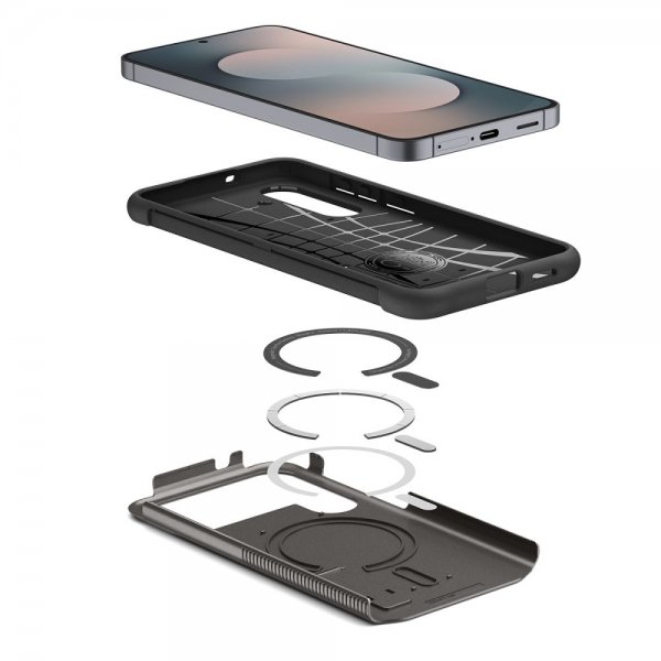 Spigen Samsung Galaxy S25 FE Cover Slim Armor MagFit Gunmetal