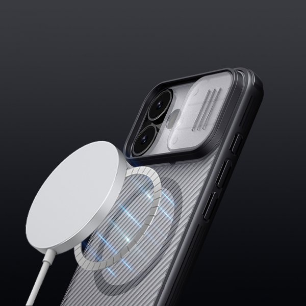 Nillkin iPhone 17 Cover CamShield Pro MagSafe Transparent Sort