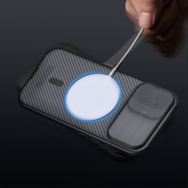 Nillkin iPhone 17 Cover CamShield Pro MagSafe Transparent Sort