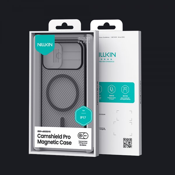 Nillkin iPhone 17 Cover CamShield Pro MagSafe Transparent Sort