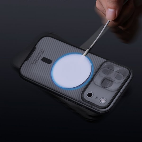 Nillkin iPhone 17 Pro Cover CamShield Pro MagSafe Transparent Sort
