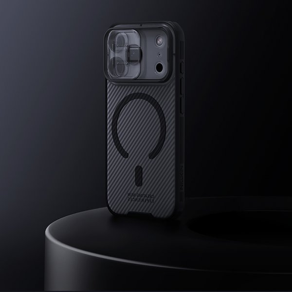 Nillkin iPhone 17 Pro Max Cover CamShield Pro MagSafe Transparent Sort