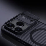 Nillkin iPhone 17 Pro Max Cover CamShield Pro MagSafe Transparent Sort