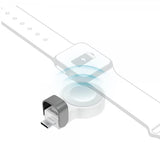 Hama Apple Watch-oplader med USB-C-stik Hvid