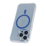 iPhone 15 Pro Max Cover TPU MagSafe Blå