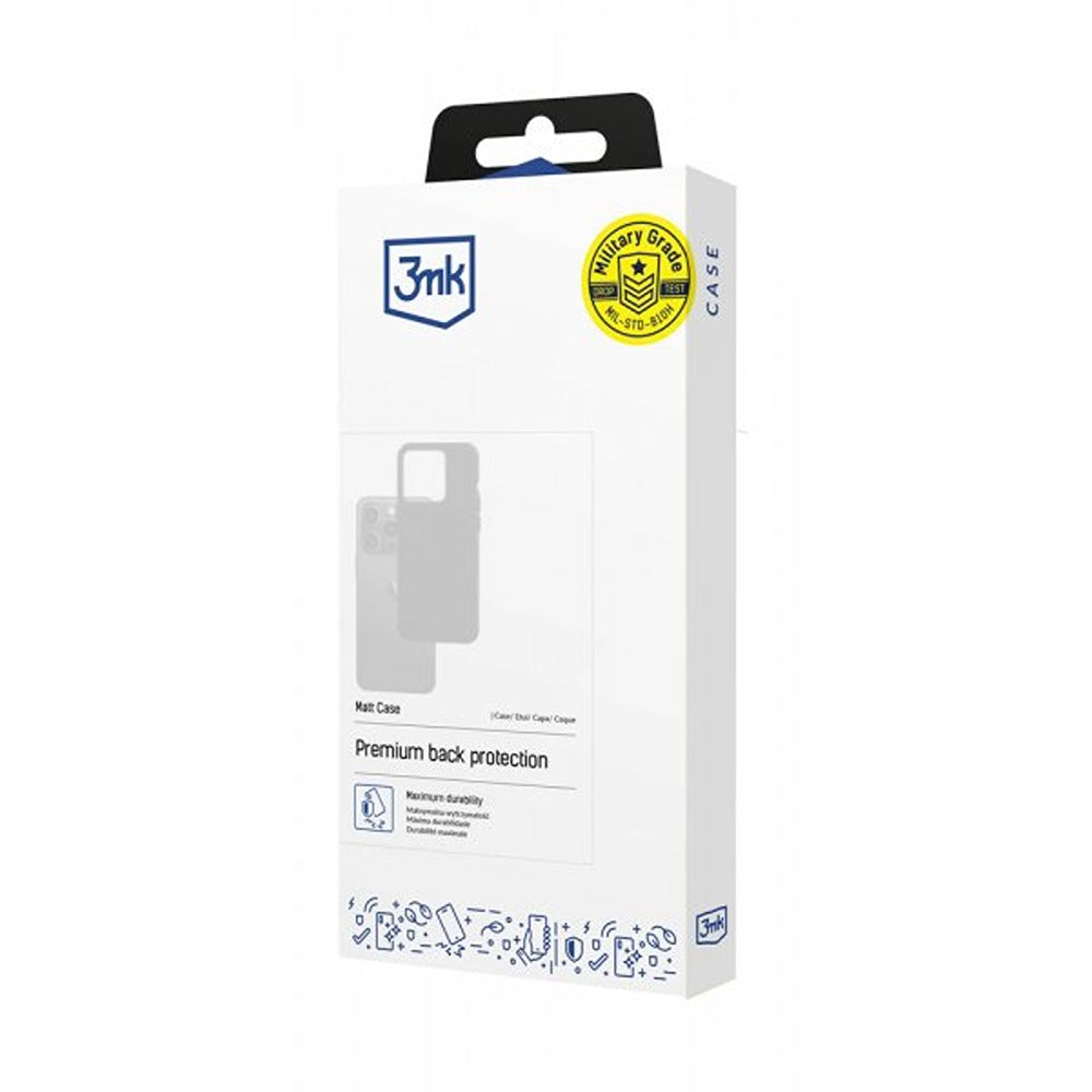 3mk Xiaomi Redmi Note 15 5G Cover Matt Etui Sort