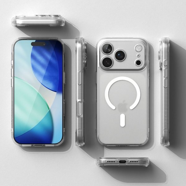 Ringke iPhone 17 Pro Cover Fusion Magnetic Mat Transparent