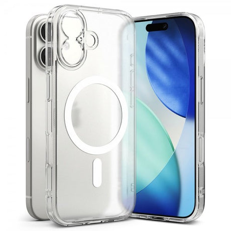Ringke iPhone 17 Cover Fusion Magnetic Mat Transparent
