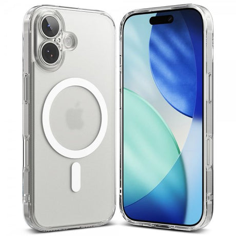 Ringke iPhone 17 Cover Fusion Magnetic Mat Transparent
