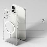 Ringke iPhone 17 Cover Fusion Magnetic Mat Transparent
