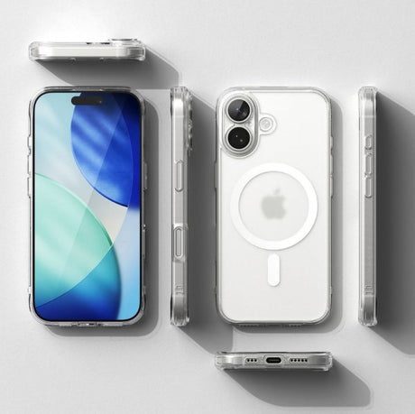 Ringke iPhone 17 Cover Fusion Magnetic Mat Transparent