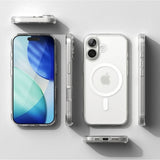Ringke iPhone 17 Cover Fusion Magnetic Mat Transparent