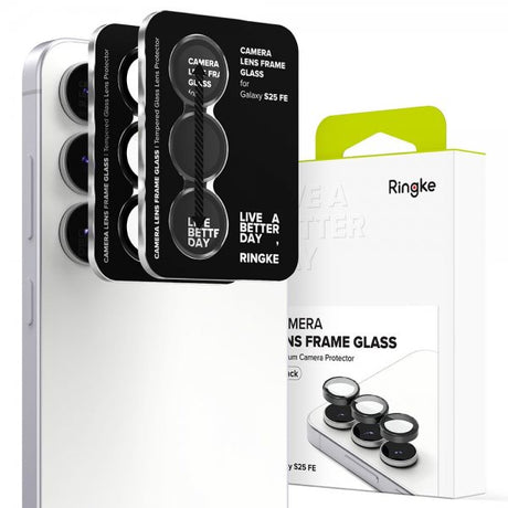 Ringke Samsung Galaxy S25 FE Kameralinsebeskytter Kamera Linse Ramme 2-pak